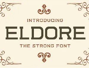 Eldore font