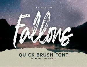 Fallons Quick font