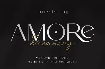 Amore Dreaming font