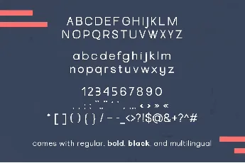 Geons font