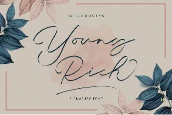 Young Rich font