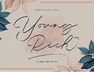 Young Rich font
