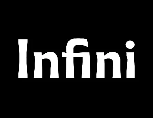 Infini font