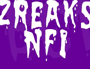 Zreaks NFI font