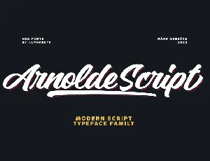 Arnolde font