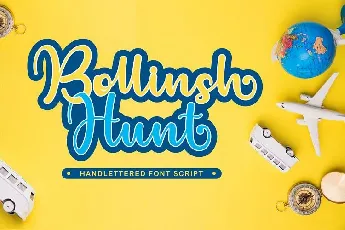 Bollinsh Hunt Script font