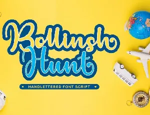 Bollinsh Hunt Script font