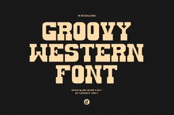 Groovy Western font