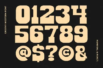 Groovy Western font