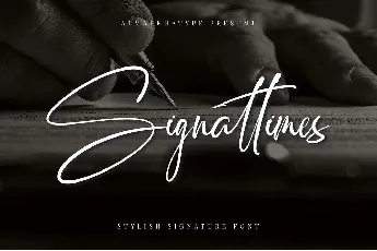 Signattimes font