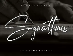 Signattimes font