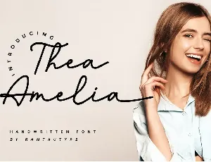 Thea Amelia font