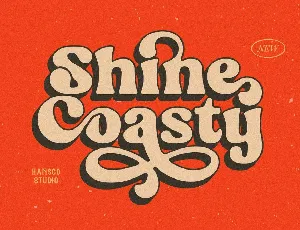 Shine Coasty font