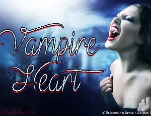 Vampire Heart font