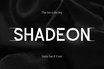 Shadeon font