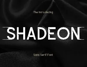 Shadeon font