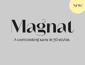 Magnat Family font