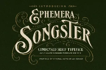 EFCO Songster Display font