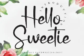 Hello Sweetie Script font