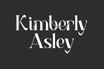 Kimberly Asley font