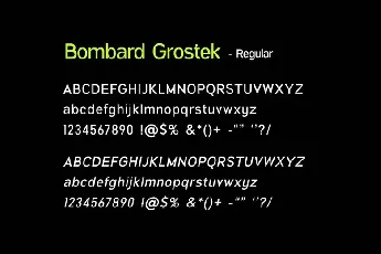 Bombard Grotesk Family font