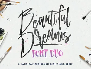 Beautiful Dreams Free font