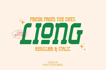 Liong Personal Use font