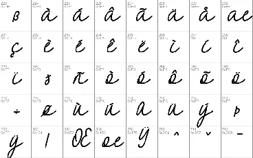 Amelline font