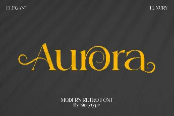 Aurora font