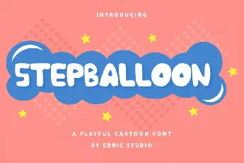 Stepballoon Cartoon Display font