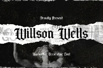 Wilson Wells Blackletter font