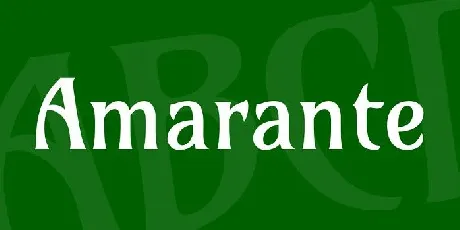 Amarante font