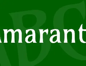 Amarante font