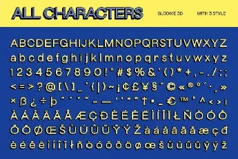 CS Glodive 3D font