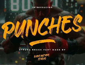 Punches font