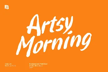 Artsy Morning font