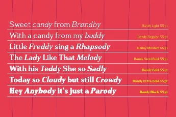 Bandy font