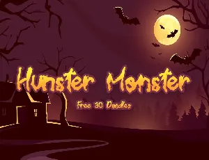 Hunster Monster font