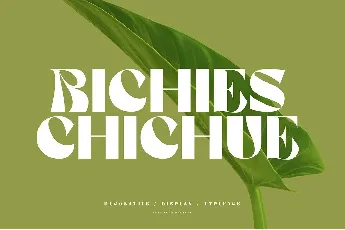 Richieschichue font