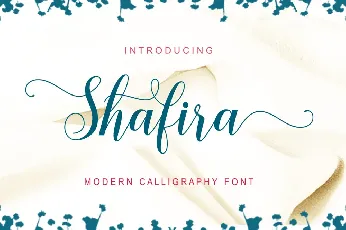 Shafira font