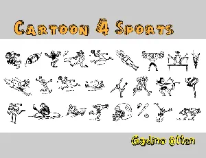 Cartoon 4 Sports font