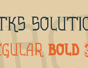 vtks solution font