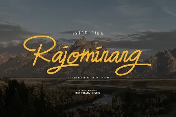 Rajominang font