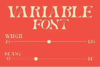 Pask – Variable Retro Family font