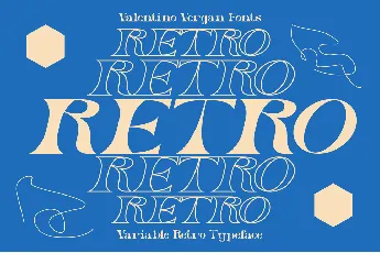 Pask – Variable Retro Family font