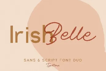 Irishbelle Duo font