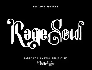 RageSoul Brush font