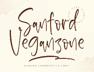 Sanford Veganzone font