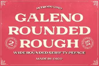 Galeno Rounded Rough font