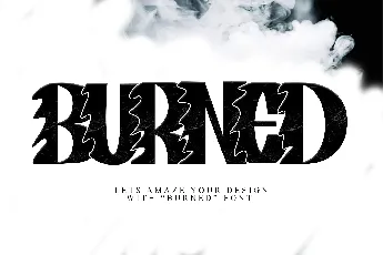 BURNED - Personal Use font